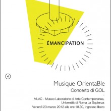 GOL/ Emancipazione/ Chapeau / Giallo/ Rome GOL/ Emancipazione/ Chapeau / Giallo/ Rome